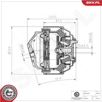 ESEN SKV 75SKV292 EAN: 5906302244140.