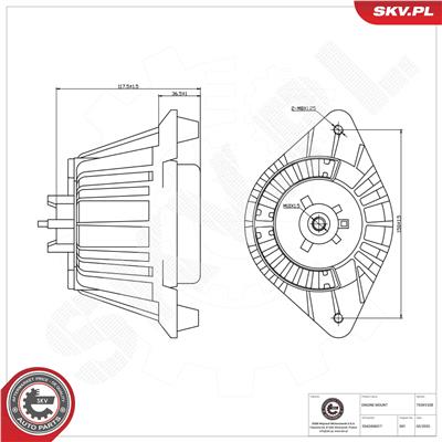 ESEN SKV 75SKV328 EAN: 5906302244508.