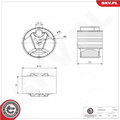 ESEN SKV 75SKV342 EAN: 5906302244645.