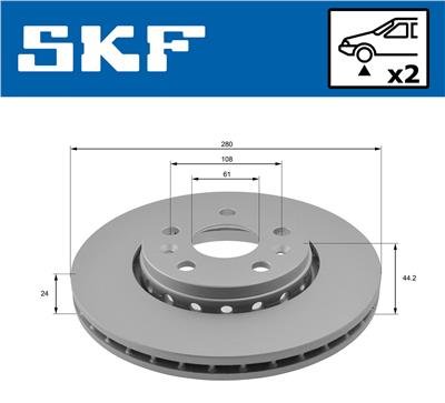 SKF VKBD 80017 V2