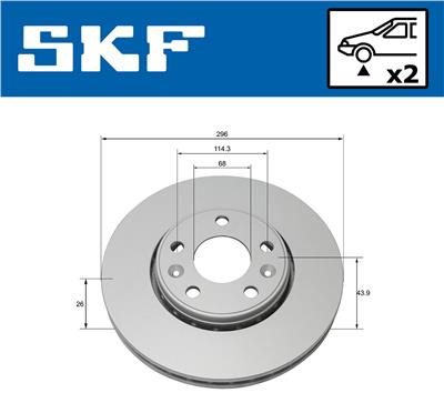 SKF VKBD 80018 V2 EAN: 7316581893348.