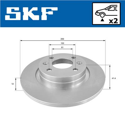 SKF VKBD 80025 S2 EAN: 7316581893423.