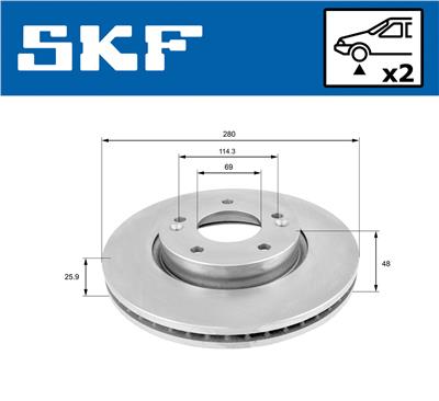 SKF VKBD 80029 V2 EAN: 7316581893461.