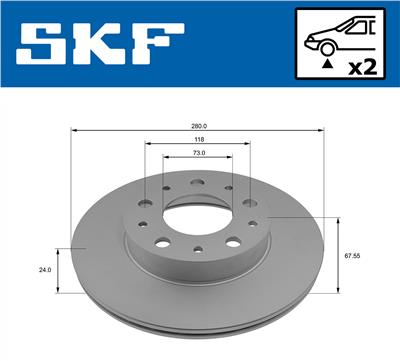 SKF VKBD 80036 V2 EAN: 7316581893546.