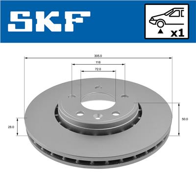 SKF VKBD 80046 V1 EAN: 7316581893645.