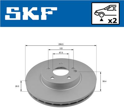 SKF VKBD 80052 V2