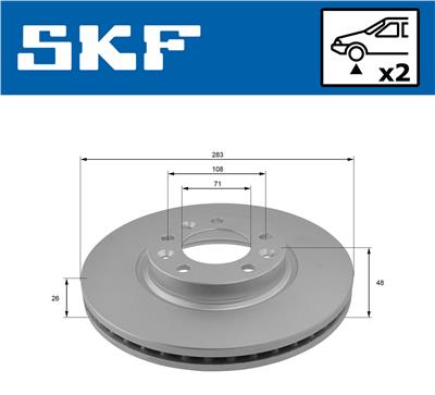 SKF VKBD 80061 V2 EAN: 7316581893799.