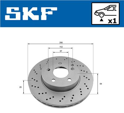 SKF VKBD 80068 V1 EAN: 7316581893874.