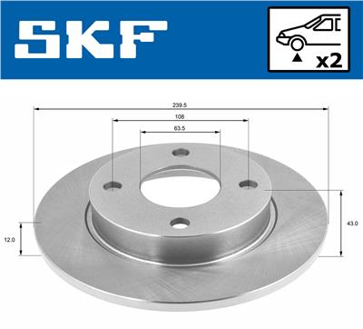 SKF VKBD 80076 S2 EAN: 7316581893973.