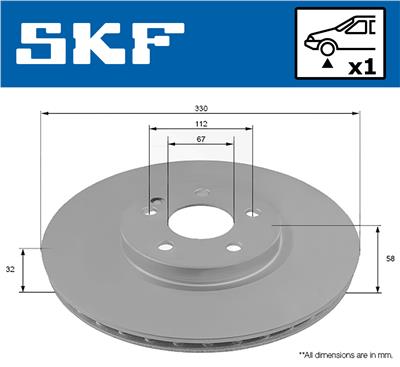 SKF VKBD 80082 V1 EAN: 7316581894048.