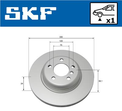 SKF VKBD 80093 V1 EAN: 7316581894154.