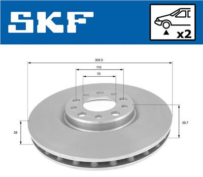 SKF VKBD 80110 V2