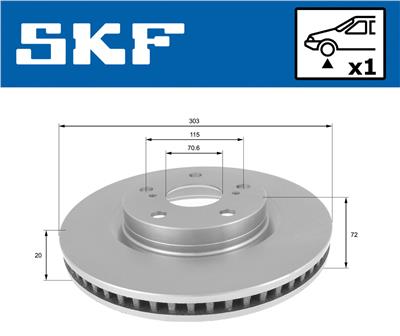SKF VKBD 80129 V1 EAN: 7316581894543.