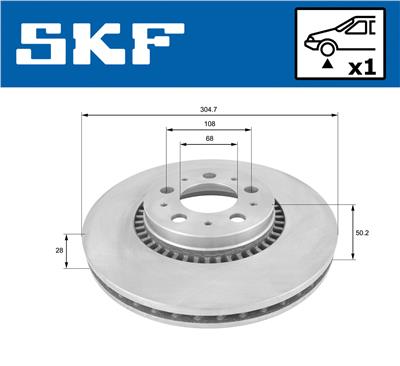 SKF VKBD 80144 V1 EAN: 7316581894703.