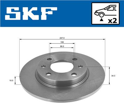 SKF VKBD 80165 S2 EAN: 7316581894949.