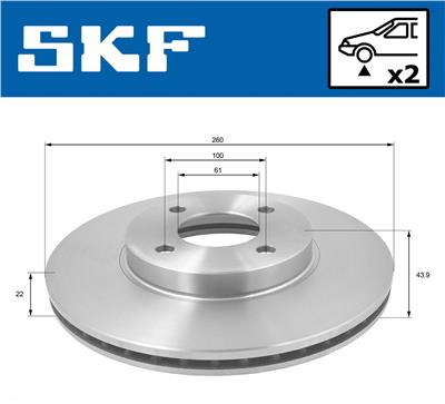 SKF VKBD 80166 V2 EAN: 7316581894956.