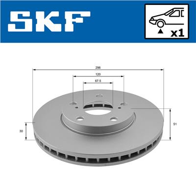 SKF VKBD 80187 V1 EAN: 7316581895182.