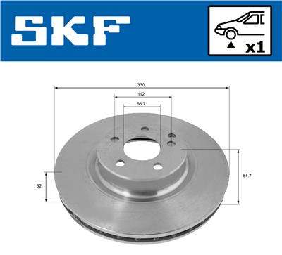 SKF VKBD 80205 V1 EAN: 7316581895380.