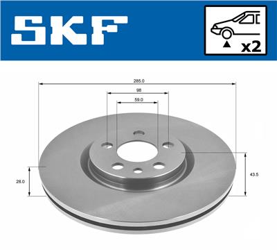 SKF VKBD 80208 V2 EAN: 7316581895427.