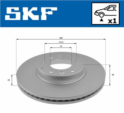 SKF VKBD 80218 V1 EAN: 7316581895618.