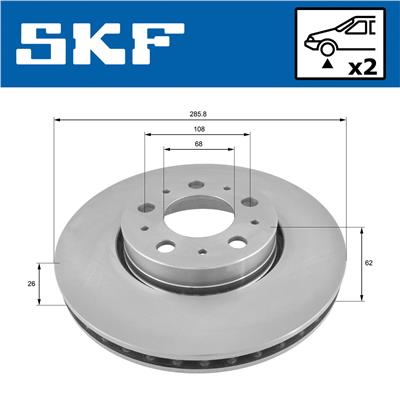 SKF VKBD 80261 V2 EAN: 7316581896097.
