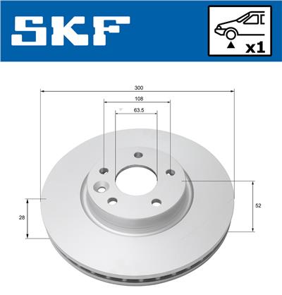 SKF VKBD 80283 V1 EAN: 7316581896363.