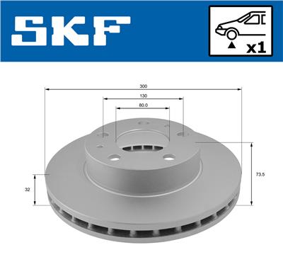 SKF VKBD 80288 V1 EAN: 7316581896424.