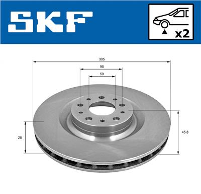 SKF VKBD 80317 V2 EAN: 7316581896721.