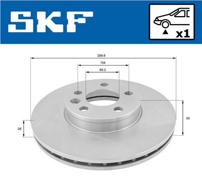 SKF VKBD 80322 V1 EAN: 7316581896783.