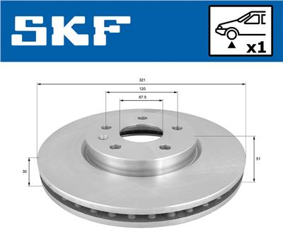 SKF VKBD 80360 V1 EAN: 7316582020057.