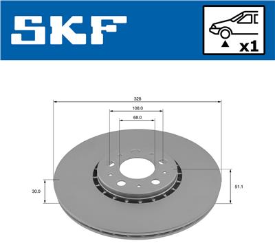SKF VKBD 81329 V1 EAN: 7316582024444.
