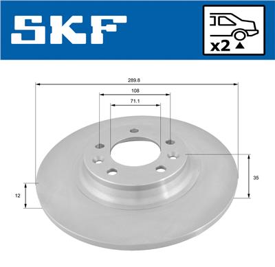 SKF VKBD 90022 S2 EAN: 7316581893386.