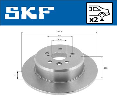 SKF VKBD 90069 S2 EAN: 7316581893881.