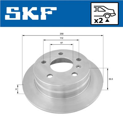 SKF VKBD 90083 S2 EAN: 7316581894055.