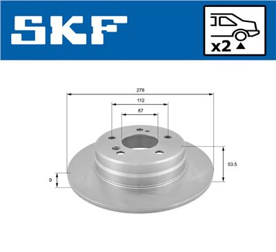 SKF VKBD 90088 S2 EAN: 7316581894109.