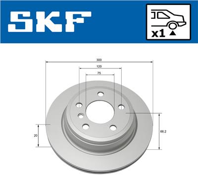 SKF VKBD 90120 V1 EAN: 7316581894444.
