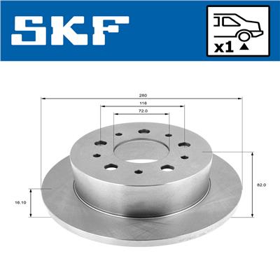 SKF VKBD 90131 S1 EAN: 7316581894567.