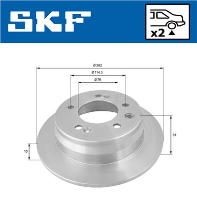 SKF VKBD 90186 S2 EAN: 7316581895175.