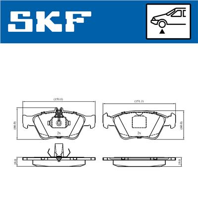 SKF VKBP 80243 EAN: 7316581299836.