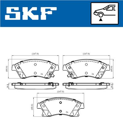 SKF VKBP 80245 A EAN: 7316581296293.
