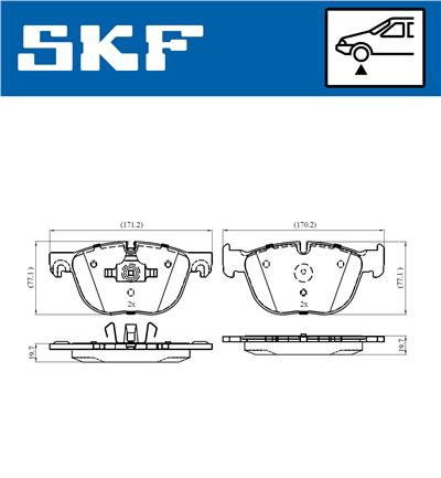 SKF VKBP 80249 EAN: 7316581296408.