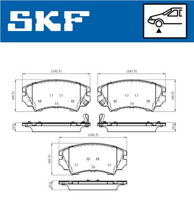 SKF VKBP 80264 A EAN: 7316581298907.