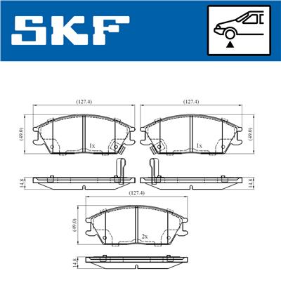 SKF VKBP 80286 A Číslo výrobce: 21012. EAN: 7316581300129.