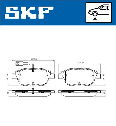 SKF VKBP 80427 E EAN: 7316581300914.