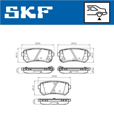 SKF VKBP 90265 A EAN: 7316581297221.