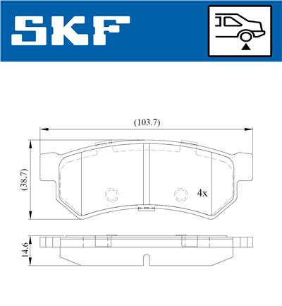 SKF VKBP 90588 EAN: 7316581298228.