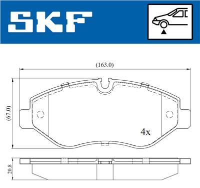 SKF VKBP 80006 EAN: 7316581296491.