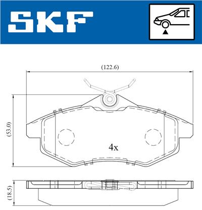 SKF VKBP 80041 EAN: 7316581297177.
