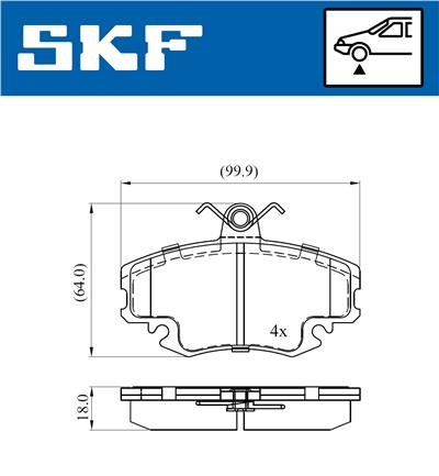 SKF VKBP 80050 EAN: 7316581296743.