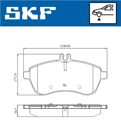 SKF VKBP 80051 EAN: 7316581296682.